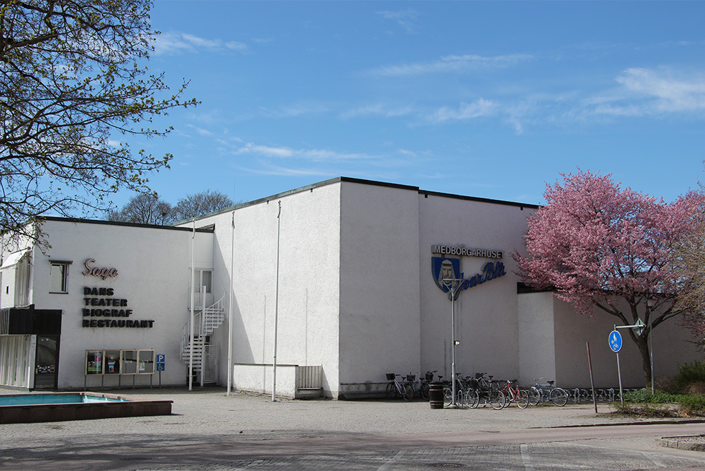 Foto på Joar Blå teatern, Ågatan 29 i Enköping.